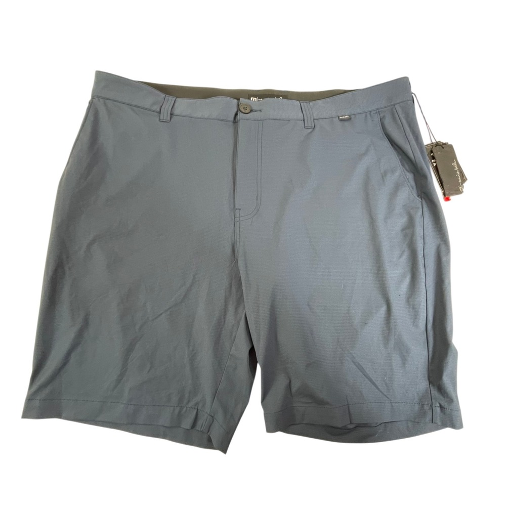 Travis Mathew Performance Starnes Shorts Mens 42 Navy Blue Golf Lightweight
